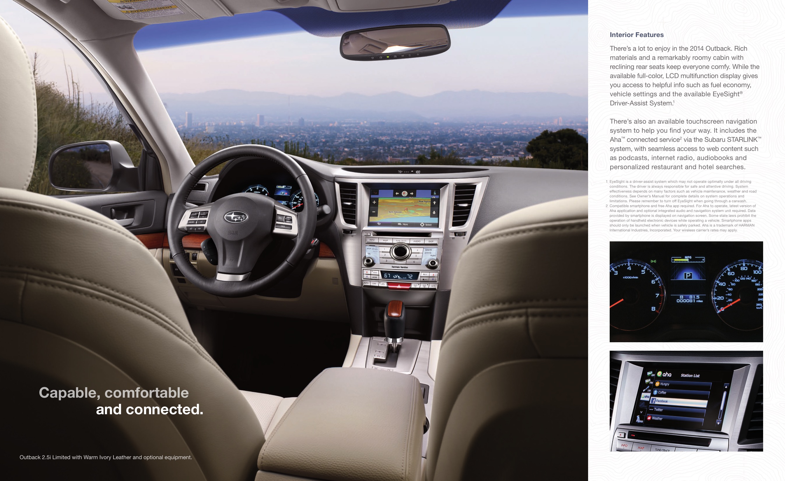 2014 Subaru Outback Brochure Page 9